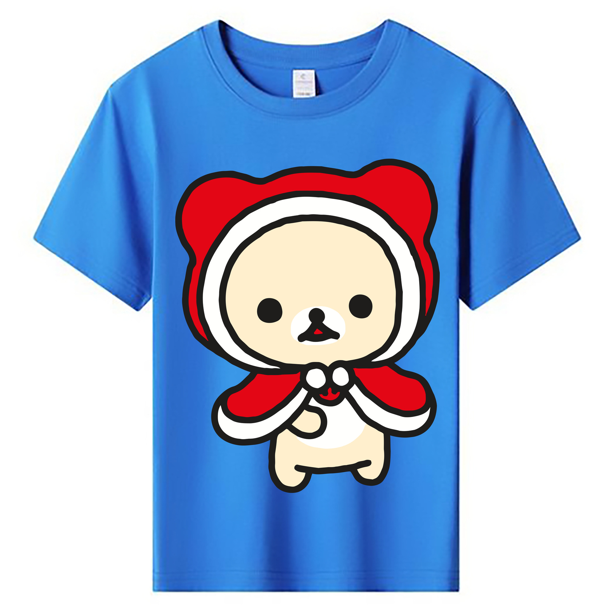 （画像用） リラックマ リラックマ キイロイトリ Rilakkuma Korilakkuma Kiiroitori 綿100％キッズTシャツ（フロントプリント）